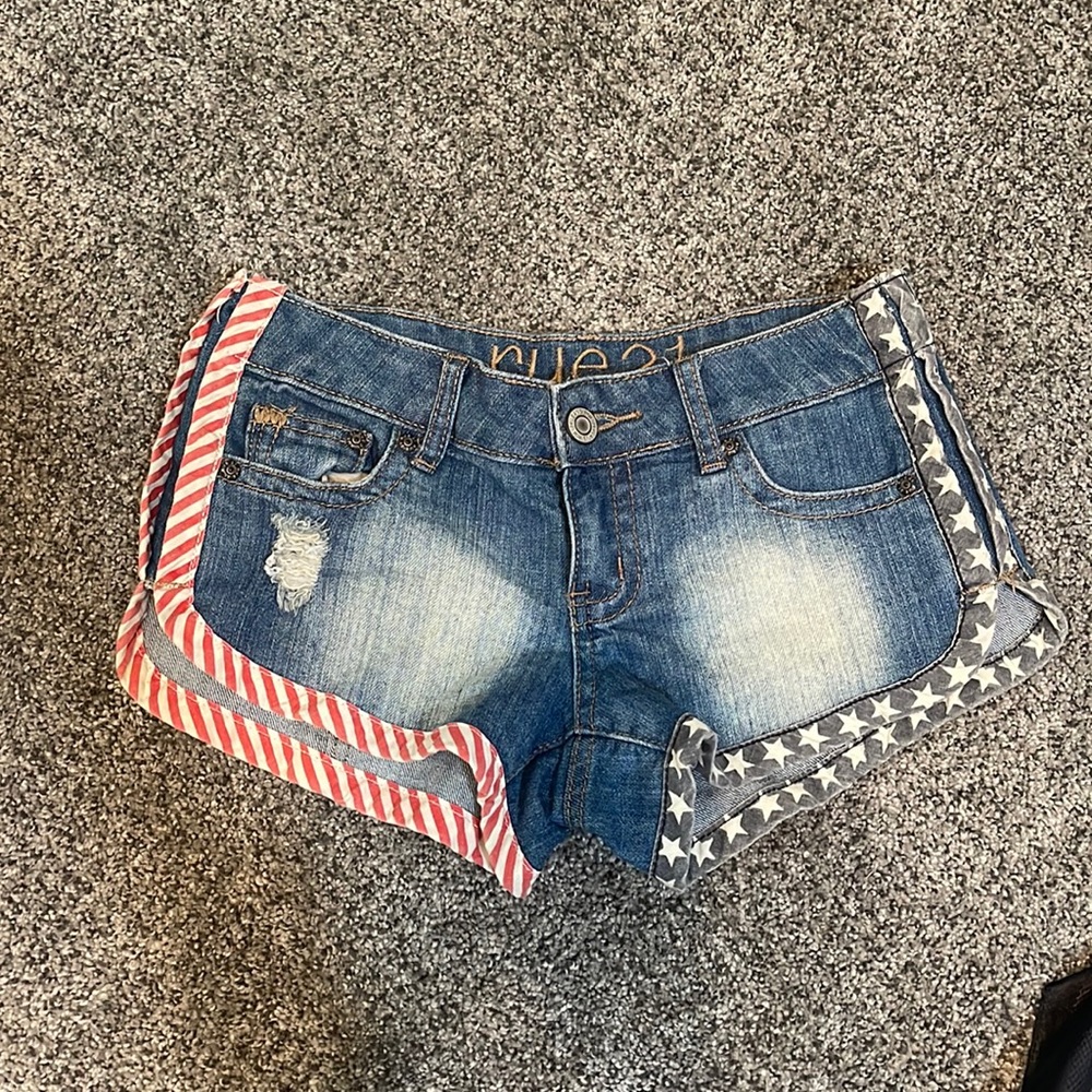 Low waist USA Jean Shorts